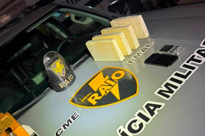 Companhia de RAIO prende homem por tráfico de drogas na Nova Satuba