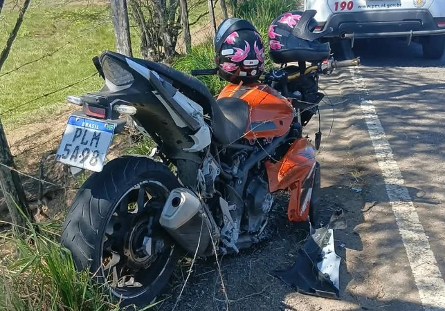 Homem assalta adolescentes e sofre acidente durante fuga na AL-115, em Girau do Ponciano