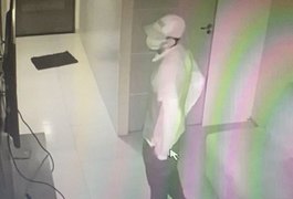 Câmeras flagram furto de escritório de advogado, em Arapiraca; Assista