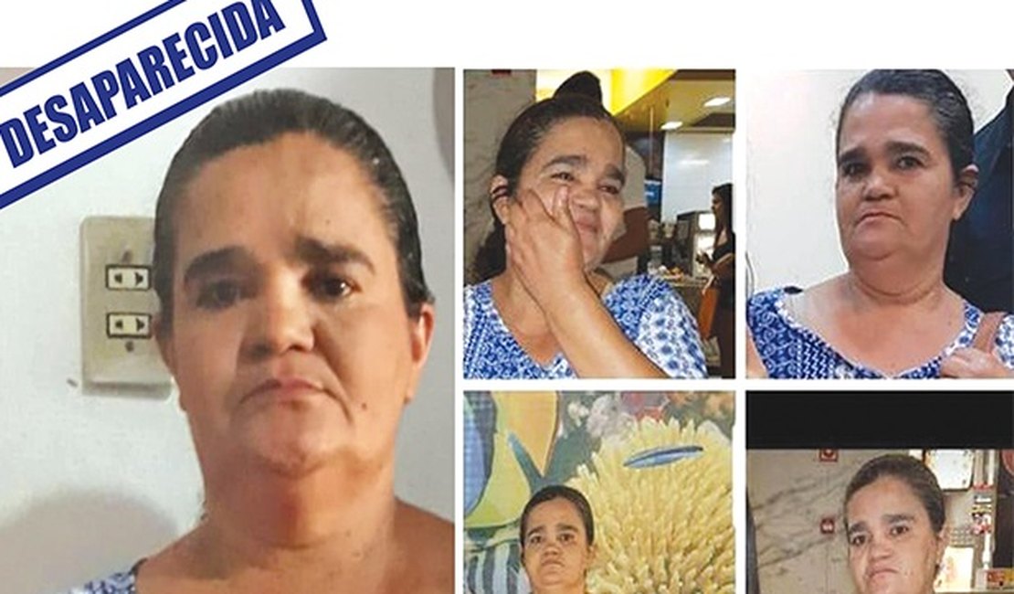 Família oferece recompensa a quem encontrar mulher desaparecida