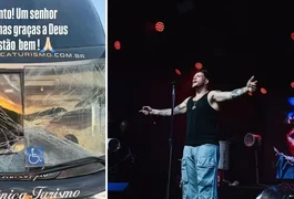 Após acidente de ônibus ao fim de show, cantor Ferrugem tranquiliza fãs: 'Todo mundo bem'
