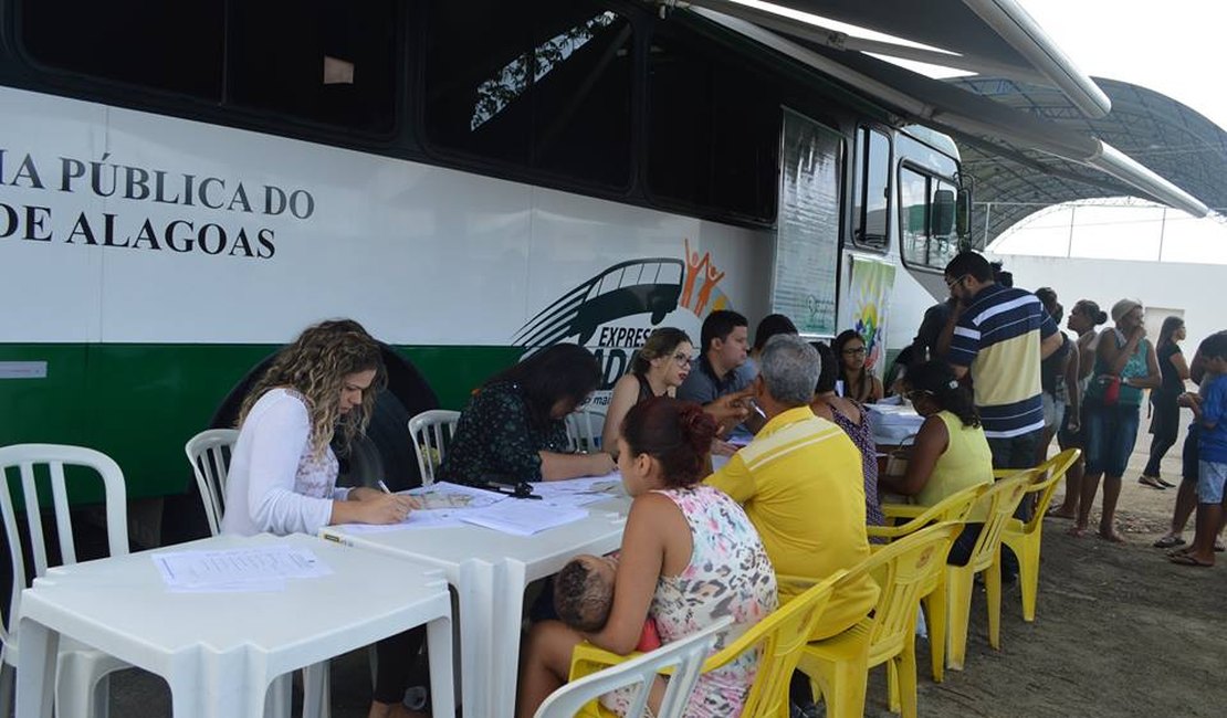 Expresso da Cidadania atende moradores de Belém, Taquarana e Coité do Noia na próxima semana