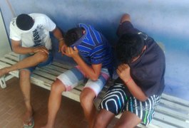 Adolescentes suspeitos de roubo são apreendidos em flagrante em Arapiraca
