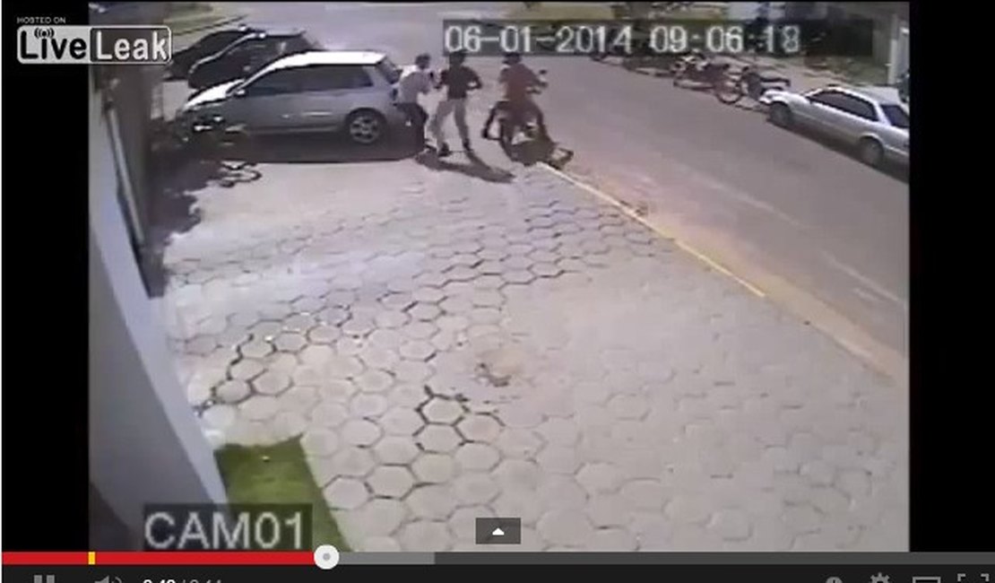 Assalto frustrado acaba com bandido morto - Vídeo