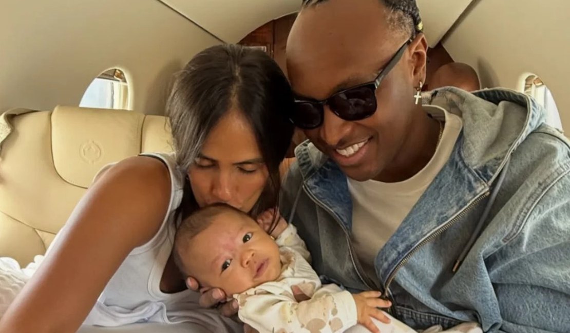Thiaguinho e Carol Peixinho emocionam fãs ao mostrar o rosto do filho Bento em fotos inéditas
