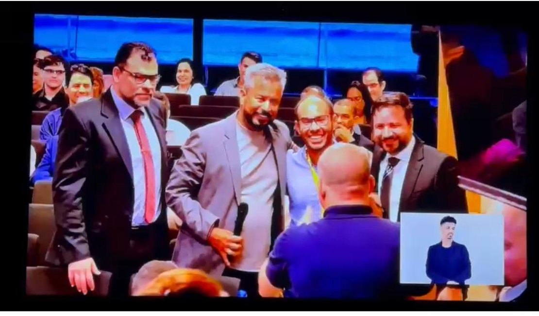 Rogério Siqueira representa o ASA em evento com ministro do Tribunal Superior do Trabalho