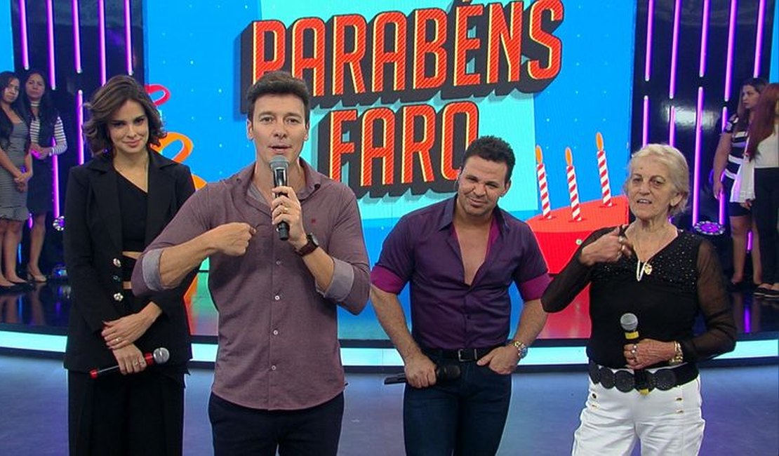 Rodrigo Faro completa 44 anos e ganha bolo de aniversário especial