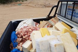 Mais de quatro toneladas de alimentos estragados são apreendidos em estabelecimentos e instituição para idosos,  em AL