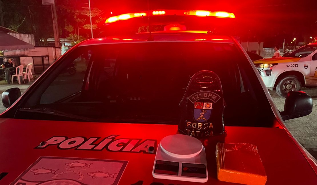 Força Tática Do 12º Batalhão Prende Homem Por Tráfico De Drogas No Eustáquio Gomes