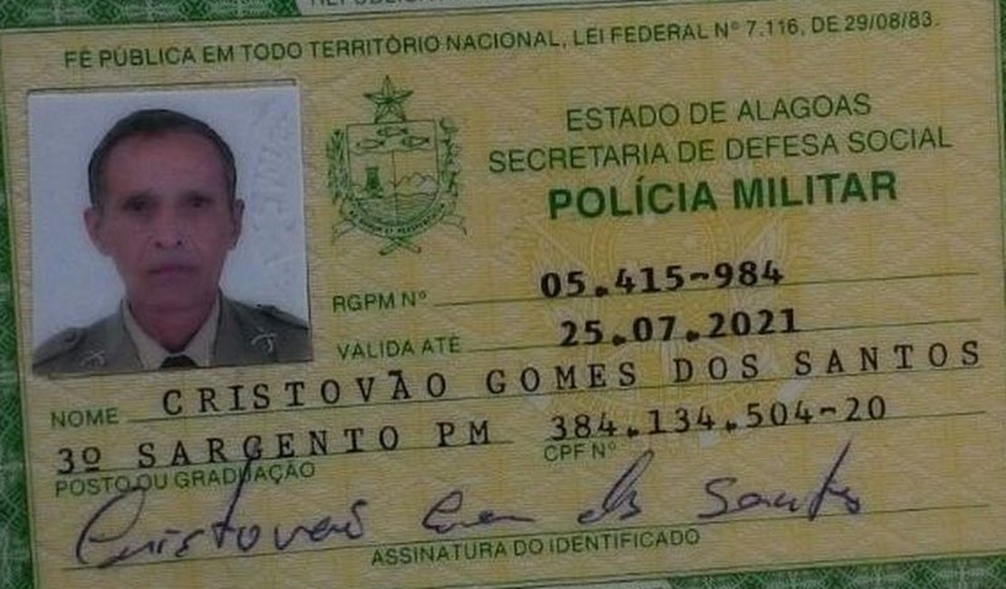 Suspeito no assassinato de sargento da PM de AL morre em troca de tiros