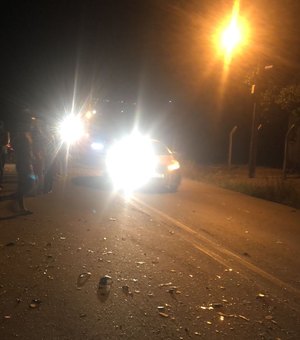 Vídeo. Colisão entre caminhão e carros de passeio deixa feridos na ﻿AL-220, no Sertão de Alagoas