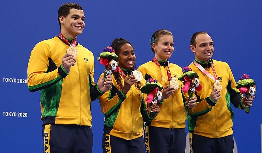 Natação brasileira leva mais um bronze nas Paralímpiadas de Tóquio