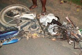 Homem perde o braço em acidente com moto, na AL-115