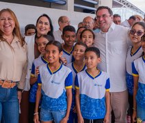 Prefeito Luciano entrega ginásio poliesportivo e anuncia unidade de saúde e mais uma creche no Planalto