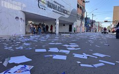 Derramamento de santinhos em Arapiraca