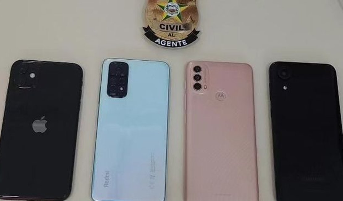 Operação da Polícia Civil recupera celulares furtados no Litoral de Alagoas
