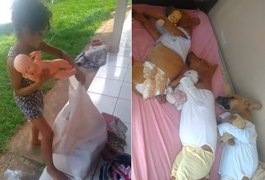 Vídeo viraliza na web por mostrar menina vestindo cachorros com roupas de bonecas, assista