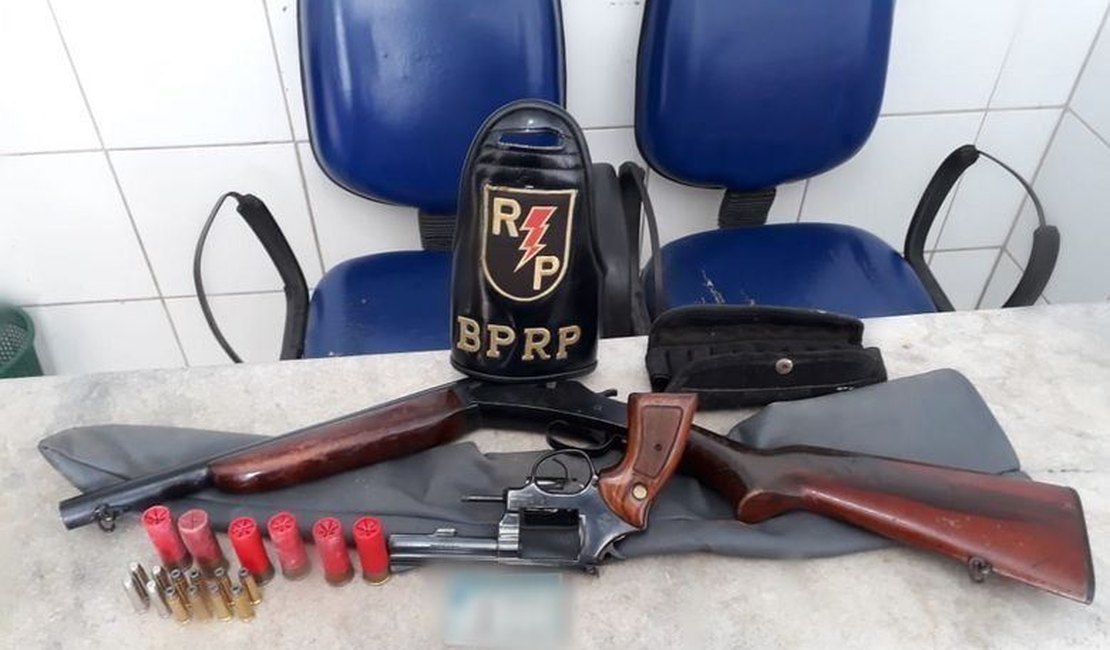 Polícia apreende mais de 50 armas de fogo em apenas dois meses, só em Maceió