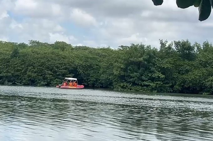 Polícia faz buscas em ilha da Lagoa Mundaú para localizar quatro desaparecidos em Maceió