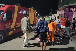 Batida entre carro e motocicleta deixa condutor ferido no bairro Brasília