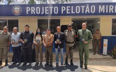 Inauguração do prédio do pelotão mirim no 3° BPM