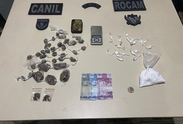 Jovem é preso ao ser flagrado com drogas em Arapiraca