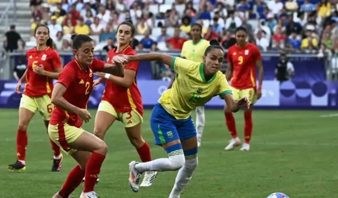 Olimpíadas 2024: Marta é expulsa e Seleção feminina perde da Espanha