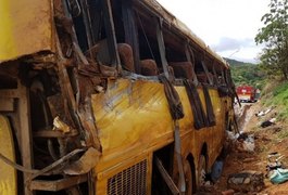 Ônibus tomba na BR-381 e deixa 6 mortos e 13 feridos em Minas Gerais