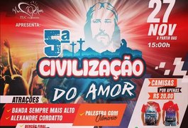 ‘Civilização do Amor’ reúne cerca de 2 mil jovens em Taquarana