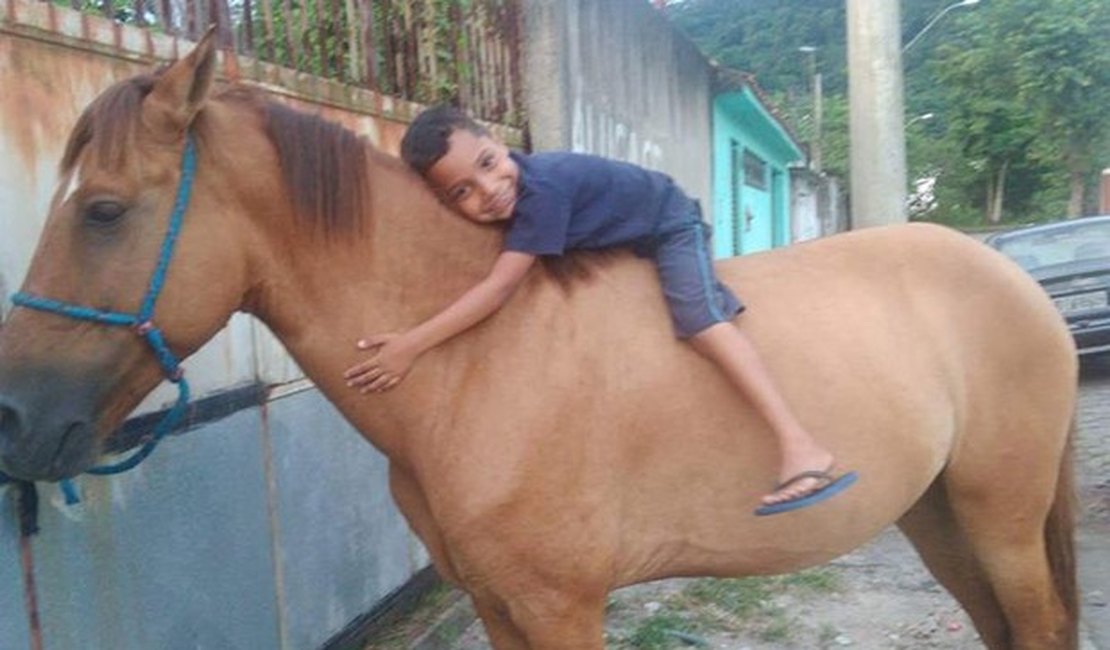 Ladrão devolve cavalo furtado após ver post sobre sofrimento de criança