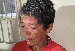 Mulher encontrada em Arauá (SE) afirma ser de Arapiraca e moradores buscam familiares dela