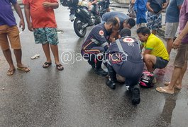 Motociclista fica ferido após cair de moto em Arapiraca