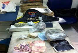 PM prende casal com mais de 4 quilos de maconha em Maceió