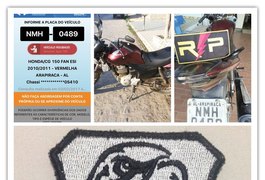 Ação da PM recupera motocicleta roubada no bairro Cacimbas, em Arapiraca