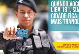 Campanha do 181 conscientiza população alagoana neste domingo