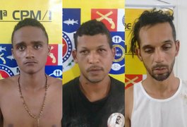 Após troca de tiros, policiais da Rocam prendem homens com arma e drogas