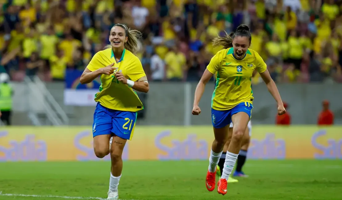 Com público de mais de 29 mil pessoas, Seleção Brasileira Feminina empata com a Argentina na Arena Pernambuco