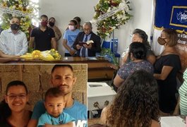 Corpos de família morta após deslizamento em SP são sepultados em Alagoas