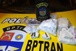 Polícia prende casal com droga avaliada em R$ 50 mil