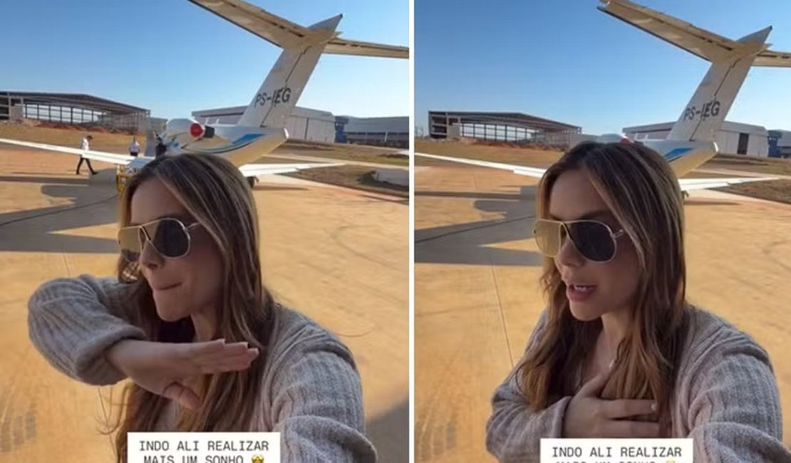 Avião com cantora do hit 'Peão Todo Tatuado' faz pouso de emergência em Goiânia