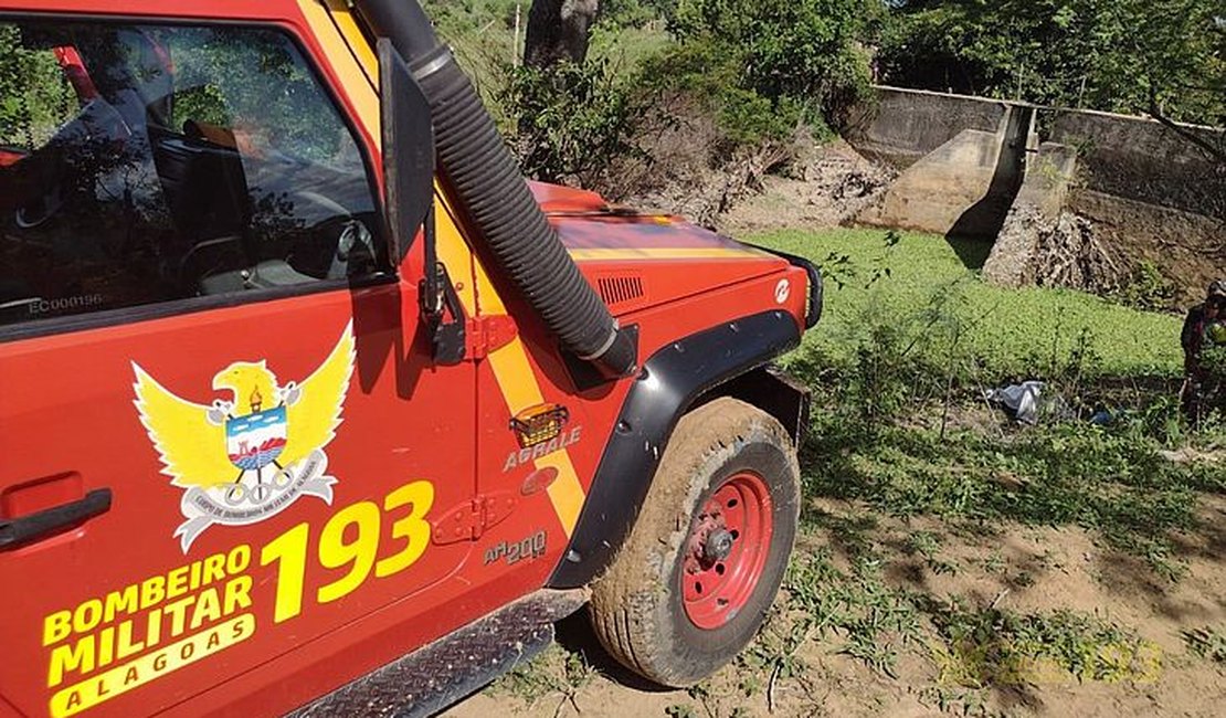 Corpo de homem é achado dentro de barragem de assentamento no Agreste alagoano