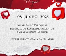 Paróquia do Santíssimo Redentor promove Encontro de Namorados em Oração e abre inscrições