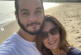 Fátima Bernardes dá o primeiro passeio com o namorado após ser liberada pelos médicos: ''Sem esforço''