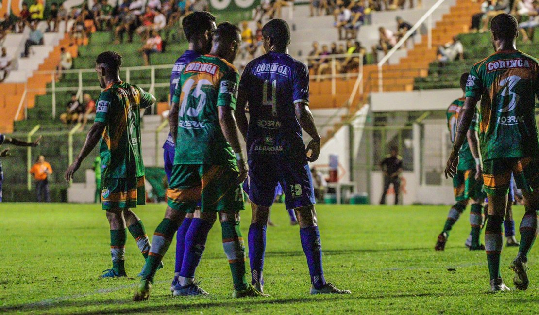 Cruzeiro de Arapiraca perde por 3 a 0 para o Coruripe na Copa Alagoas