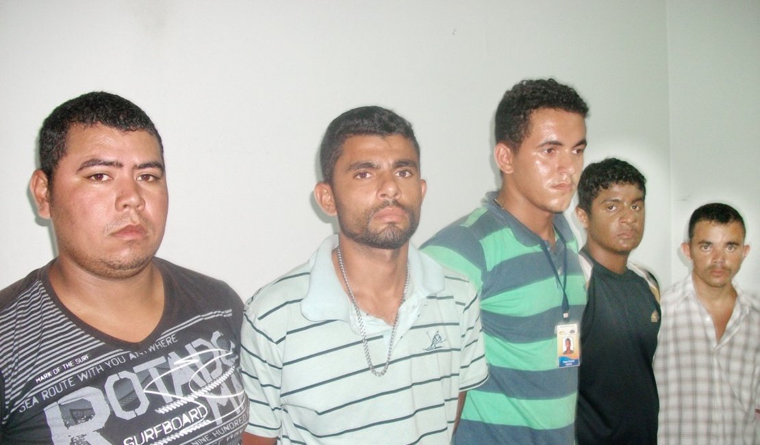 Força Tática prende cinco homens por receptação em Arapiraca