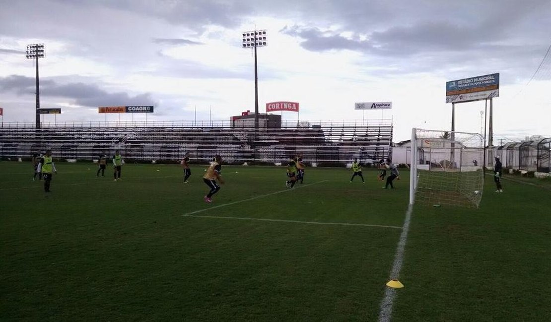 ASA foca nos trabalhos para o jogo contra o Santa Rita