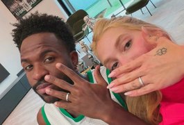 Virginia e Vini Jr. exibem alianças nas redes sociais: 'Após 1 ano de namoro, veio aí!'