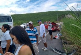 Um morre e outros cinco ficam gravemente feridos em acidente na AL 115, próximo a Porto Calvo