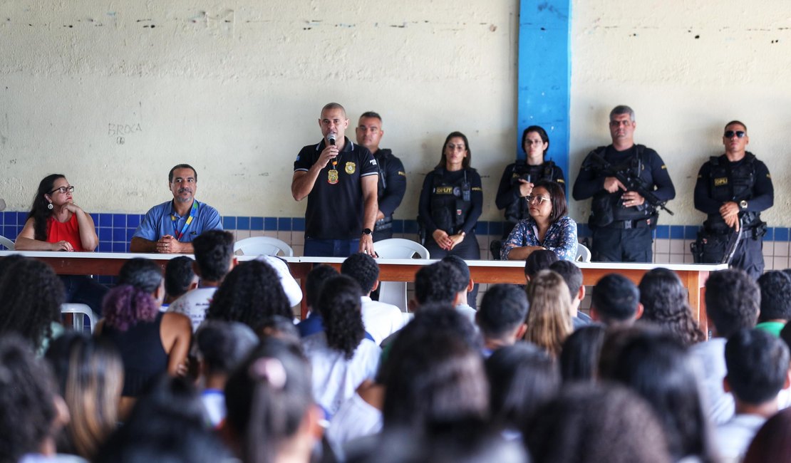 Polícia Civil de Alagoas inicia ciclo de palestras para orientar comunidade escolar sobre “ameaças”