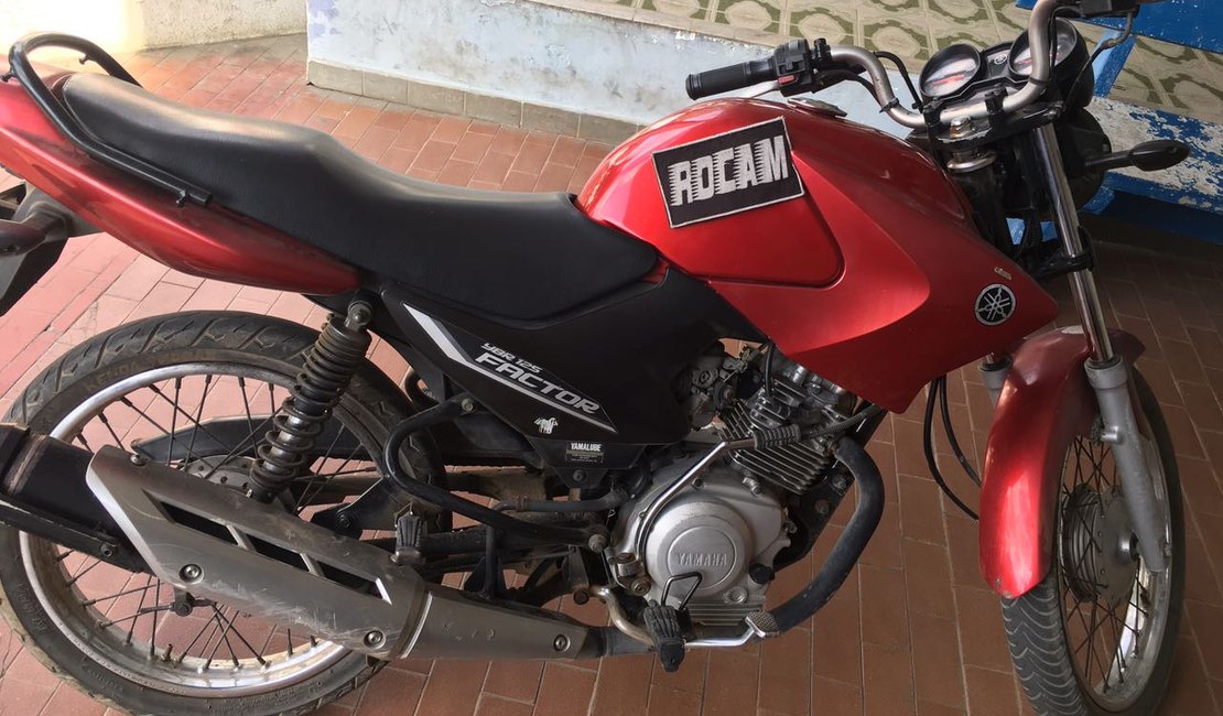 Moto é recupera em menos de 24 horas após roubo em Arapiraca